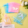 20Pcs 2 Colors Organza Drawstring Bags OP-TA0001-11-6