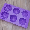 Flower Food Grade Silicone Molds SOAP-PW0001-075-2