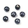 Glazed Porcelain Round Beads PORC-S489-6mm-03-3