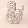 Hollowed Out Alloy Cuff Bangles for Women FS-WGDA091-02-2