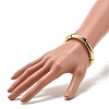 Chunky Acrylic Curved Tube Beaded Stretch Bracelet for Women X-BJEW-JB07628-3