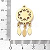 304 Stainless Steel Enamel Pendants RESI-R155-014G-3