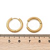 202 Stainless Steel Huggie Hoop Earrings X-EJEW-F111A-16mm-G-5