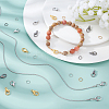 180Pcs 3 Colors Iron Open Jump Rings IFIN-FH0001-52-2