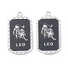 Alloy Twelve Constellations Series Big Pendants PALLOY-O107-01P-02-1