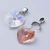 Tarnish Resistant 304 Stainless Steel Ice Pick Pinch Bails LS-STAS-R182-02-4