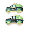Saint Patrick's Day Alloy Enamel Pendants ENAM-T024-49A-G-1