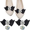 4Pcs 2 Style Glass Rhinestone Shoe Decorations FIND-NB0002-34A-1