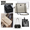 8Pcs 2 Style Alloy Handbag O Ring Bags Buckles FIND-CA0003-76-5