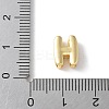 Brass Micro Pave Clear Cubic Zirconia Initial Multi-strand Links KK-S520-01G-08-3