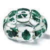 Natural Malachite Stretch Bracelets BJEW-G702-06C-2