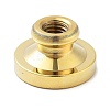 Golden Tone Wax Seal Brass Stamp Heads STAM-P002-01G-06-2