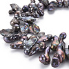Natural Keshi Pearl Beads Strands PEAR-S021-158A-01-3