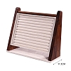 Walnut Wood Ring Display Stand PW-WG4FC6C-02-2
