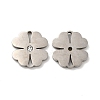 201 Stainless Steel Crystal Rhinestone Connector Charms STAS-Q216-08P-1