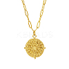 304 Stainless Steel Sun Pendant Necklaces YN2147-1-2