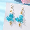 Glass Dangle Earrings EJEW-MZ00688-02-1