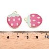 Light Gold Plated Alloy Enamel Pendants LS-PALLOY-N176-26B-RS-3