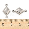 Non-Tarnish 304 Stainless Steel Connector Charms STAS-P360-01B-P-3
