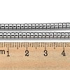 Electroplated Synthetic Non-magnetic Hematite Beads Strands G-K361-A02-01-4