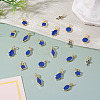 21Pcs 7 Styles Brass Enamel Charms KK-TA0003-19C-6