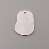 Opaque Embossed Printed Acrylic Pendants MACR-CJC0003-04-2