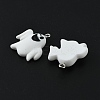 Halloween Themed Opaque Resin Pendants LS-RESI-CJC0006-028C-1
