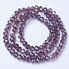 Electroplate Glass Beads Strands EGLA-A034-T6mm-A05-2
