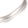 Tarnish Resistant 304 Stainless Steel Cuff Bangles LS-STAS-I110-10-6mm-P-3