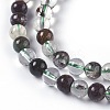 Natural Lodolite Quartz Beads Strands G-L493-08-5mm-2