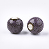 Handmade Porcelain Beads PORC-Q262-01G-2