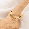 Rack Plating Brass Micro Pave Clear Cubic Zirconia Cuff Rings for Women RJEW-M028-114G-1