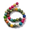 Dyed Natural Regalite/Imperial Jasper/Sea Sediment Jasper Beads Strands G-B124-C02-11-5