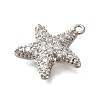 Brass Micro Pave Cubic Zirconia Pendants KK-M313-23P-2