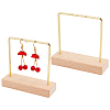 Wooden Hanging Necklace Display Stands LS-NDIS-WH0001-10G-1