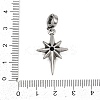 Star 316 Surgical Stainless Steel Cubic Zirconia Pendant Decoration STAS-Z165-16AS-A01-3