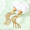 304 Stainless Steel Stud Earrings EJEW-Z098-02G-3