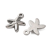 304 Stainless Steel Pendants STAS-A124-18E-P-2
