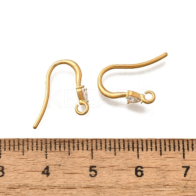 304 Stainless Steel Earring Hooks STAS-D310-01G-03-1