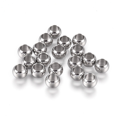 Tarnish Resistant 316 Surgical Stainless Steel Beads STAS-I144-02P-1