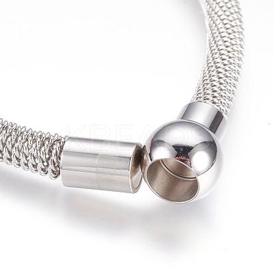 Tarnish Resistant 304 Stainless Steel Bracelets BJEW-F274-02P-1