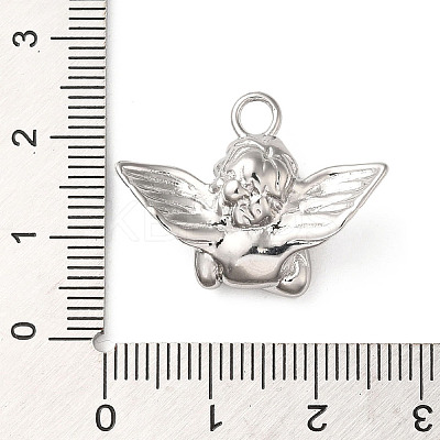 Non-Tarnish 304 Stainless Steel Pendants LS-STAS-Q252-28P-1