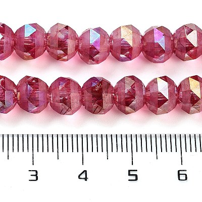 Baking Paint Glass Beads Strands GLAA-H032-05-01-1