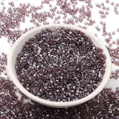 Transparent Colours Luster Glass Seed Beads SEED-S042-20B-03-1