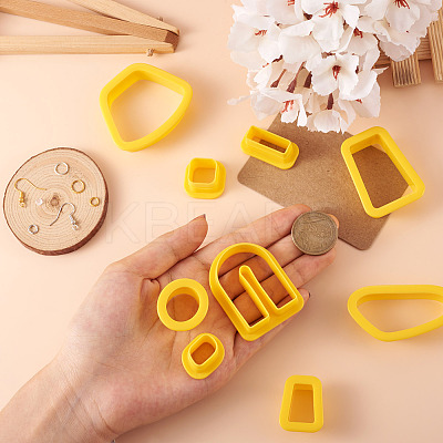 18Pcs 18 Style Plastic Clay Cutters DIY-FW0001-21-1