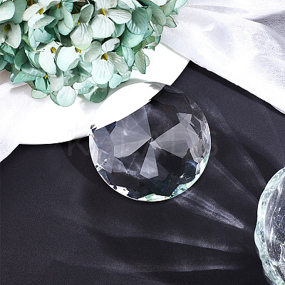Transparent Glass Pendants GLAA-SP0001-18B-1
