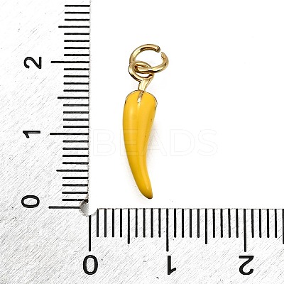 Brass Enamel Pendants LS-KK-Z100-10G-02-1