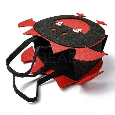 Bat Felt Halloween Candy Bags with Handles LS-HAWE-K001-01F-1