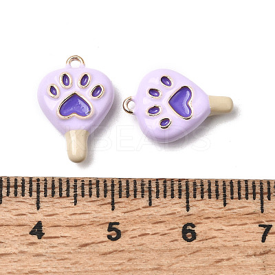 Alloy Enamel Pendants PALLOY-T094-05B-1
