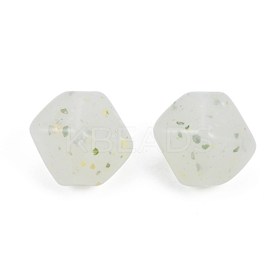 Marbled Stone Style Opaque Acrylic Beads OACR-G009-02C-1